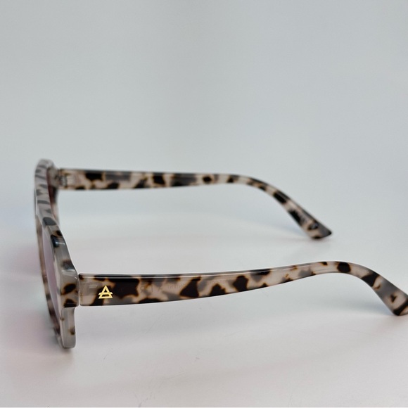 Aire Tortoise Frame Pink Lens Women's Sunglasses - Picture 8 of 11